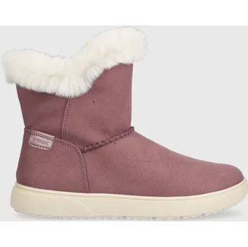 Dívčí zimní obuv Dětské zimní boty Geox J36HUD 000AU J THELEVEN J36HUD.000AU.36.39 fialová 45X, EUR 38