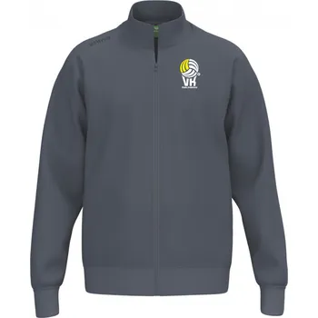 Pánská mikina ERIMA MIKINA NA ZIP 153 VK KARLOVARSKO - Tmavě šedá - velikost XXXXL