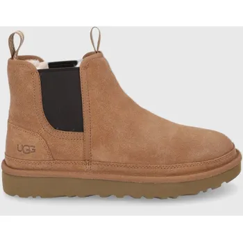 Dámská obuv Semišové kotníkové boty UGG Neumel Chelsea 1121644.CHE hnědá 84X, EUR 44