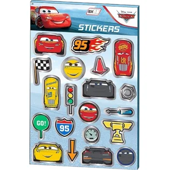 Dětské zboží Sada samolepek 6 listů Cars