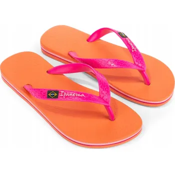Dámské žabky Dámské žabky Ipanema Clas Brasil II AD oranžové/růžové vel. 38 EU