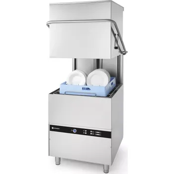 Myčka nádobí Sklápěcí myčka nádobí K1500, HENDI, s dávkovačem mycího prostředku, 400V/8600W, 745x903x(H)1406mm | 233061