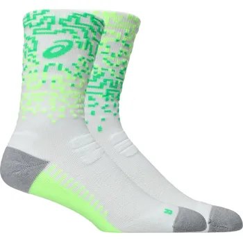 Pánské ponožky Asics Performance Run Sock Crew 3013B285101 - brilliant white/illum. green/vital green XL