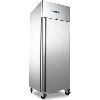 Lednice Maxima Lednice - 600 l - 3 nastavitelné police (2/1 GN) - nerezová ocel - na kolečkách | 09400003