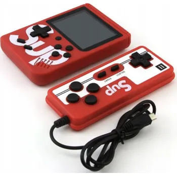 Herní konzole PŘENOSNÁ MINI RETRO HERNÍ KONZOLE GAMEBOY PEGASUS GAME BOX MARIO CONTRA 400 HER