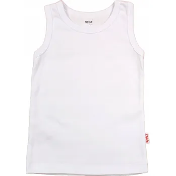 Pánské tílko Tílko tričko bez rukávů BÍLÉ r104 KLEKLE