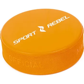 Puk Hokejový puk na led PUK oranžový, cca 1 ks