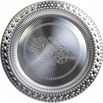 SERVÍROVACÍ PODNOS 45 cm TALÍŘ PATERA OCELOVÝ