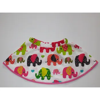 Dívčí sukně Sukně BAREVNÍ SLONI s růžovým proužkem Velikost: 110