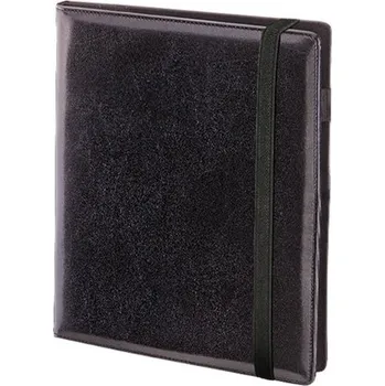 Kalendář Kalendarz książkowy dzienny A4 kolekcja 42B czarny, zapięcie na gumkę Drops Office 2026