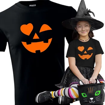 Chlapecké tričko Dětské Vtipné Tričko na Halloween Dýně Mrkající Oko Vel. 12 (158 cm)