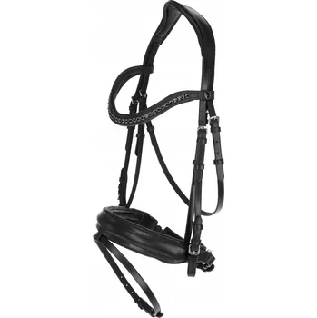 Ohlávka pro koně švédského typu, černé, velikost Cob, Covalliero, C.A-3230200