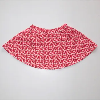 Dívčí sukně Sukně KVĚTINY NA ČERVENÉ Velikost: 104