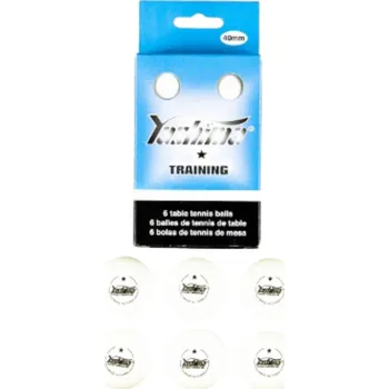 Pingpongový míček Míčky na stolní tenis Yashima Training * bílé, 6 ks