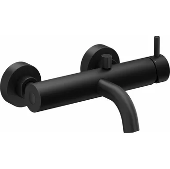 Vodovodní baterie RAVAK Baterie Ravak Espirit ES 022.00 vanová nástěnná, bez sprchového setu, černá mat, X070279 X070279