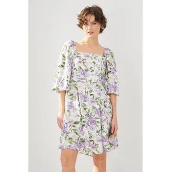 Dámské šaty Šaty Medicine béžová barva, mini RS25.SUD074 01A, vel. L