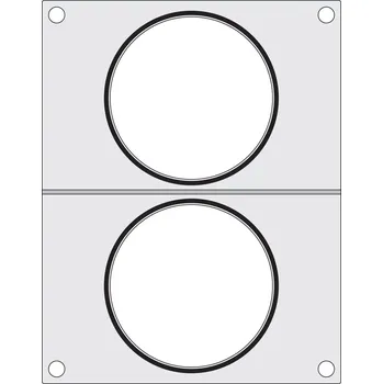 Vakuovačka Těsnicí matrice pro těsnicí stroj , HENDI, na dvě polévkové misky ø115 mm | 805633