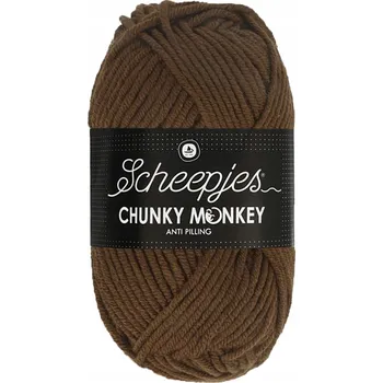 Příze Příze Scheepjes Chunky Monkey 100 g hnědá