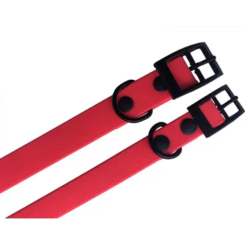 Vodítko pro psa Obojek voděodolný 50cm/20mm neon růžový