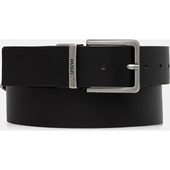 Opasek Oboustranný kožený pásek HUGO Gionio_Sr40_pgr 50558786 černá 99X, vel. 95