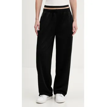 Dámské kalhoty Tepláky Tommy Jeans dámské, černá barva, DW0DW22633 99X, vel. L