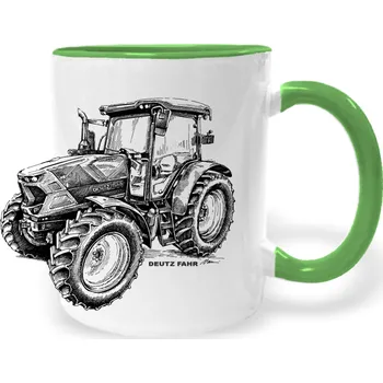 Hrnek - Deutz-Fahr 6135C Barva: Zelená
