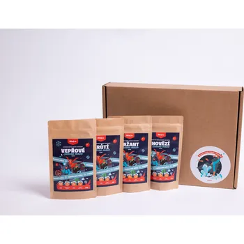 Sušené maso Mlsej.to Vánoční dárková krabice