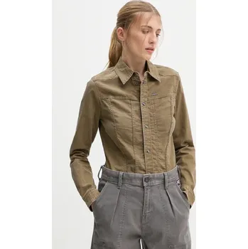 Pánská košile Džínová košile G-Star D25243.D729 zelená 87X, vel. XS