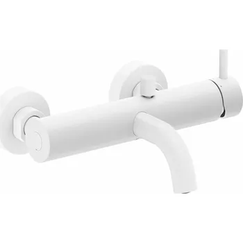 Vodovodní baterie RAVAK Baterie Ravak Espirit ES 022.00 vanová nástěnná, bez sprchového setu, bílá mat, X070242 X070242