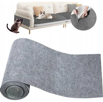 SAMOLEPICÍ PODLOŽKA NA ŠKRÁBÁNÍ Na Pohovku Pro Kočky STŘÍHATELNÁ 300x40cm