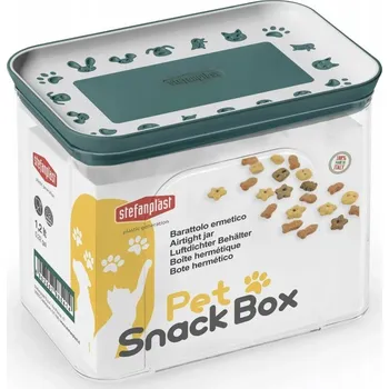 Miska pro psa Box na granule Zolux Snack hermetický 1,2 l zelený
