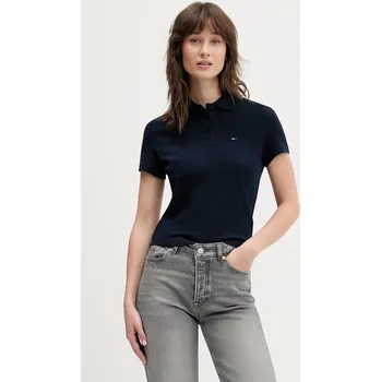 Polo tričko Tommy Jeans DW0DW21931 námořnická modř 59X, vel. XL