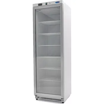 Mraznička Maxima Mrazící skříň - 400 l - bílá - se skleněnými dveřmi | 09405019