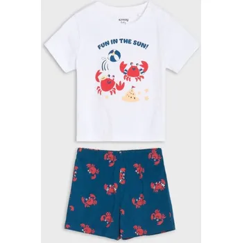 Chlapecké spodní prádlo Sinsay - Pyžamová souprava - bílá - 033DP-00X - 033DP-00X-74