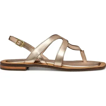 Dámské sandále Kožené sandály Geox D SOZY QC D55YFC.000N6.C2012 zlatá GLD, EUR 37