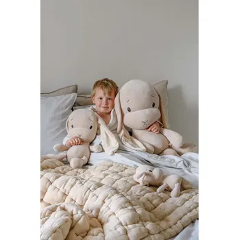 plyšák Dětská plyšová hračka Effiki Krolik.Effik.M.121.11 béžová 80X, vel. M