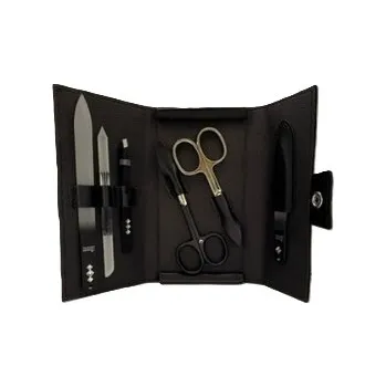 Bohemia - Luxusní manikúra černá "Swarowski"