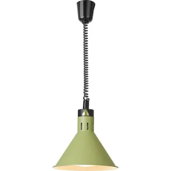 Kuželová tepelná lampa Rise and Fall, HENDI, Zelená, 230V/250W, 275x(H)250mm | 273920
