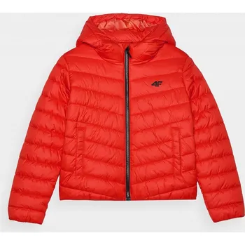 Chlapecká bunda CHLAPECKÁ PÉŘOVÁ BUNDA 4F M460 ORANŽOVÁ 4FJWAW24TDJA vel. 158 cm