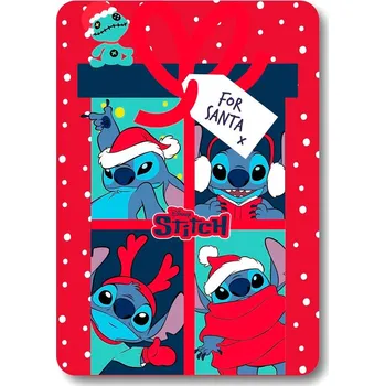 Dětská deka Polar deka DISNEY STITCH Christmas