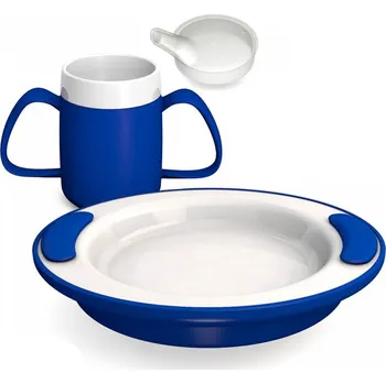 Talíř Ornamin Sada na stravování (modrá)