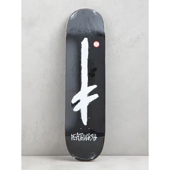 Skateboard Deathwish Gang Spray (black/white) 8.5
