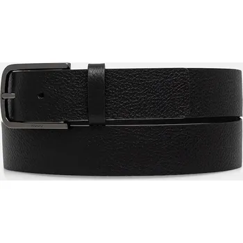 Opasek Kožený pásek HUGO Gurth-Gr_Sz35 50548352 černá 99X, vel. 105