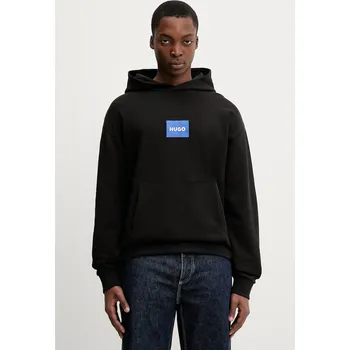 Pánská mikina Bavlněná mikina Hugo Blue Nayohood 50556613 černá 99X, vel. S