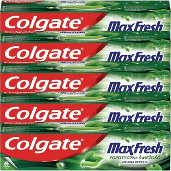 zubní pasta Zubní pasta Colgate Max Fresh Exotic Freshness Green Tea 5x75ml
