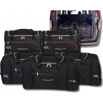 Organizér do auta Kompletní sada tašek KJUST do zavazadlového prostoru pro FORD TOURNEO COURIER 2023+ 5 kusů