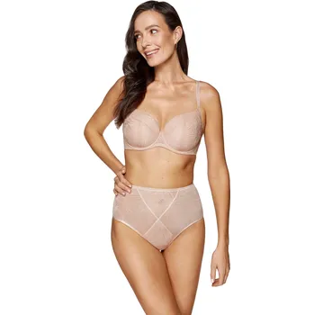 Kalhotky Dámské kalhotky GORTEKS Cate high waist panty BEIGE 40