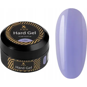 Lak na nehty F.O.X Hard gel Lilac, 15 ml - Tvrdý gel na nehty, odstín šeříková, 15 ml