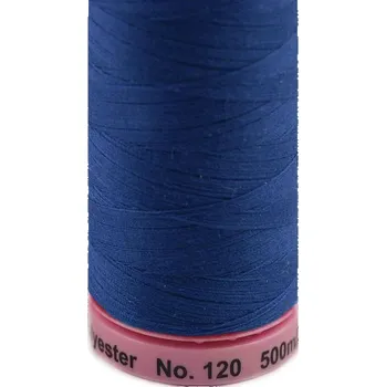 Nit Polyesterové nitě návin 500 m Aspo Amann, střední, 1304 Medieval Blue