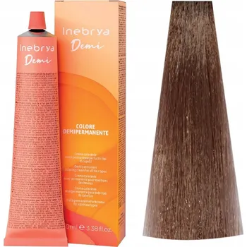 Barva na vlasy Inebrya Demi-Permanentní Barva 8.73 Tónovací Krém na Vlasy 100 ml